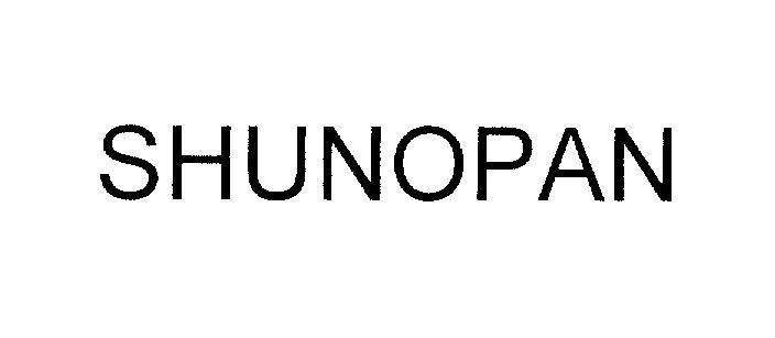 Mẫu nhãn hiệu SHUNOPAN