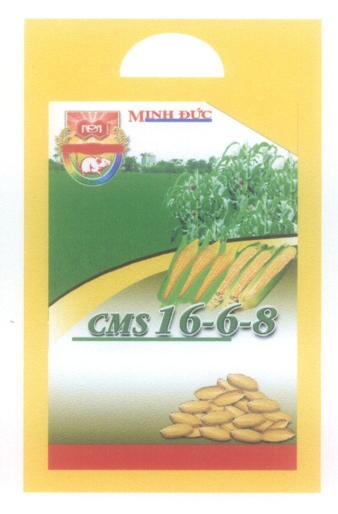 Mẫu nhãn hiệu Minh Đức MĐ M Đ CMS 16-6-8