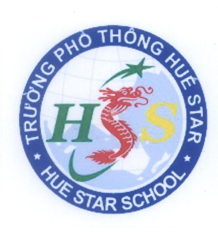Mẫu nhãn hiệu HSS Trường Phổ Thông Huế Star HUE STAR SCHOOL
