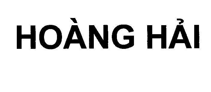 Mẫu nhãn hiệu Hoàng Hải