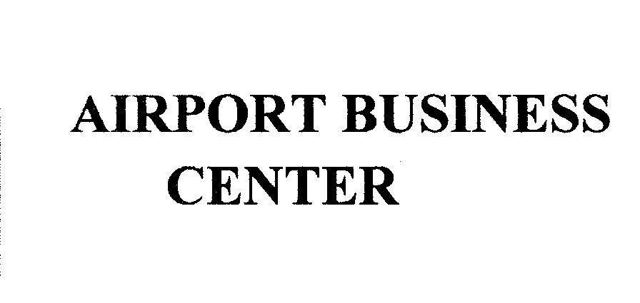 Mẫu nhãn hiệu AIRPORT BUSINESS CENTER