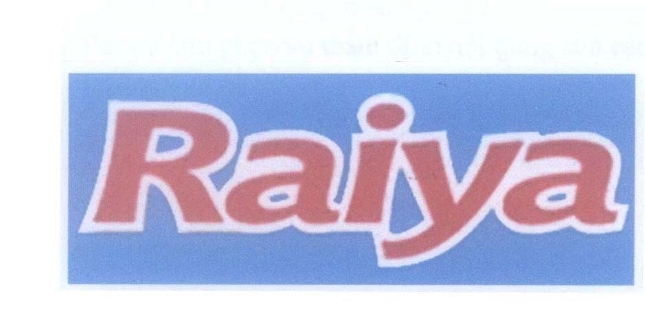 Mẫu nhãn hiệu Raiya