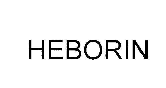 Mẫu nhãn hiệu HEBORIN