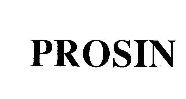Mẫu nhãn hiệu PROSIN