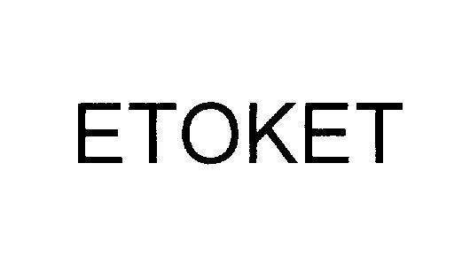 Mẫu nhãn hiệu ETOKET