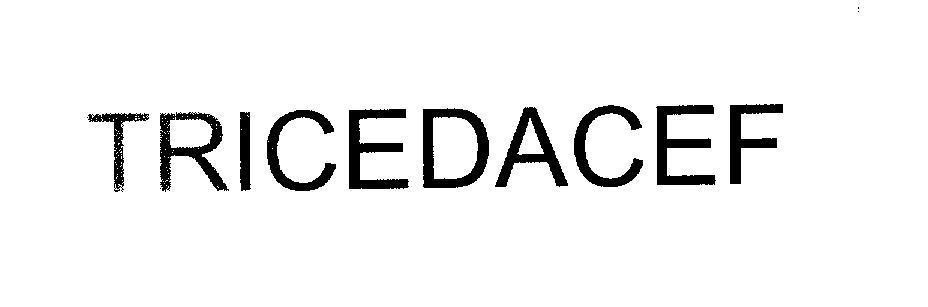 Mẫu nhãn hiệu TRICEDACEF