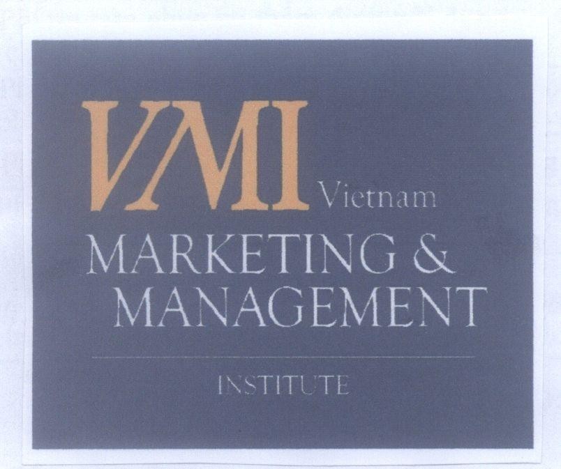 Mẫu nhãn hiệu VMI Vietnam MARKETING & MANAGEMENT INSTITUTE