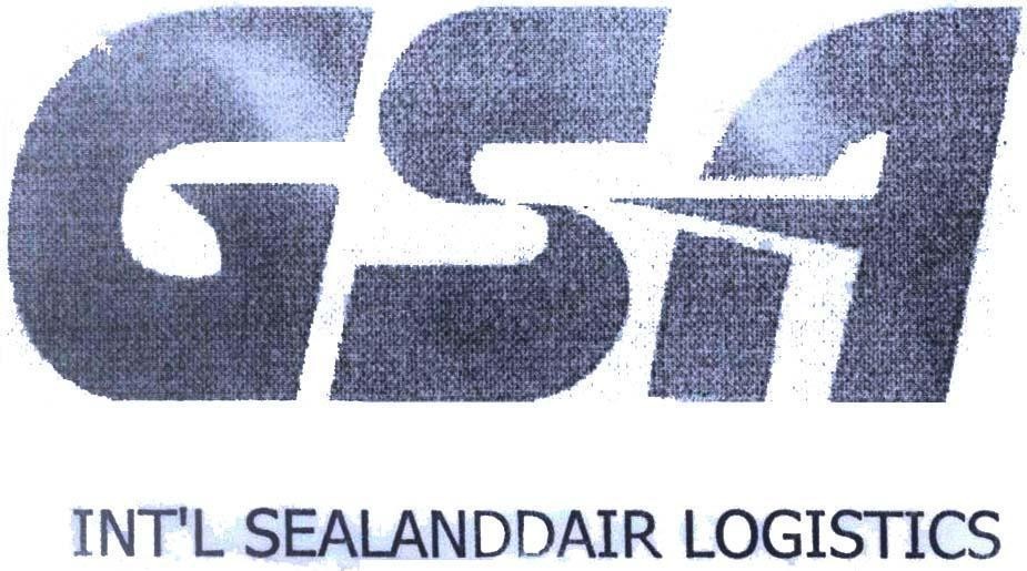 Mẫu nhãn hiệu GSA INT'L SEALANDDAIR LOGISTICS