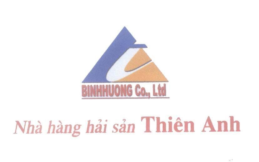 Mẫu nhãn hiệu BINHHUONG Co., Ltd Nhà hàng hải sản Thiên Anh