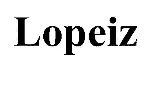 Mẫu nhãn hiệu Lopeiz