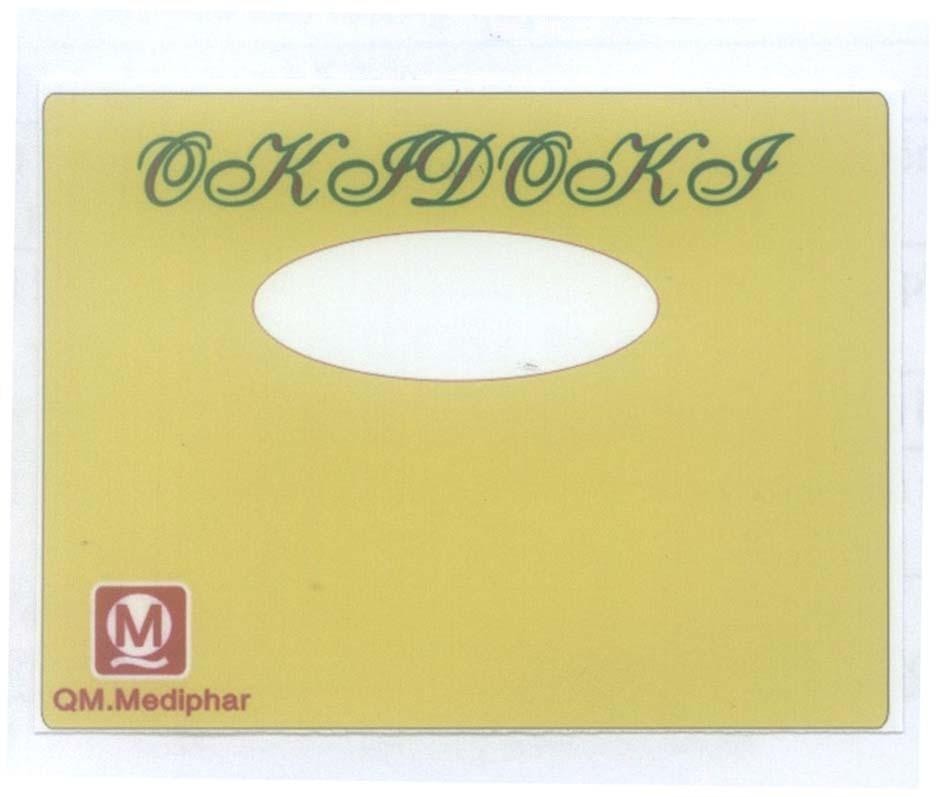 Mẫu nhãn hiệu OKJDOKJ QM QM.Mediphar