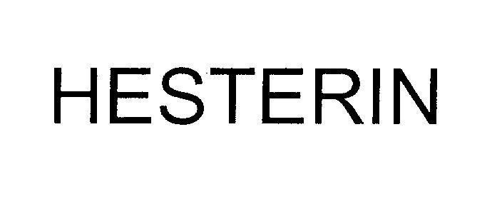 Mẫu nhãn hiệu HESTERIN