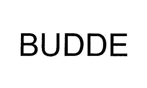 Mẫu nhãn hiệu BUDDE
