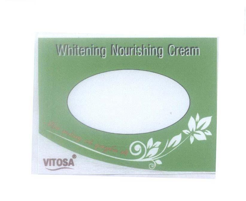 Mẫu nhãn hiệu VITOSA Whitening Nourishing Cream Mịn màng và quyến rũ
