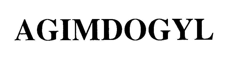 Mẫu nhãn hiệu AGIMDOGYL