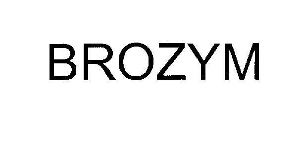 Mẫu nhãn hiệu BROZYM
