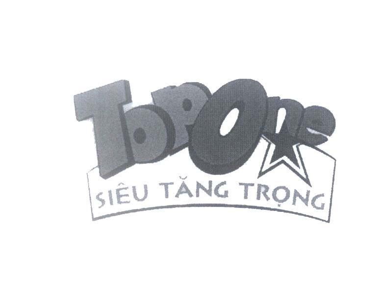 Mẫu nhãn hiệu TOPONE Siêu Tăng Trọng