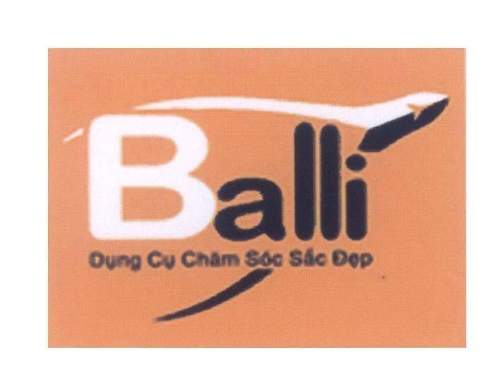 Mẫu nhãn hiệu Balli Dụng Cụ Chăm Sóc Sắc Đẹp