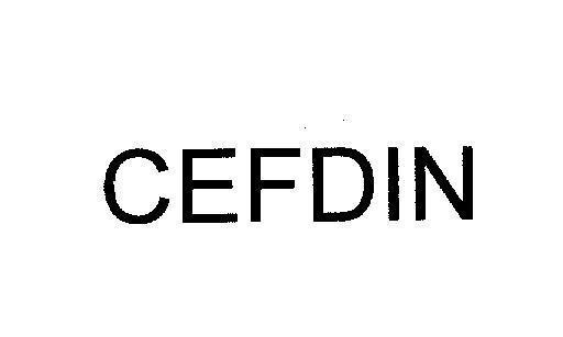 Mẫu nhãn hiệu CEFDIN