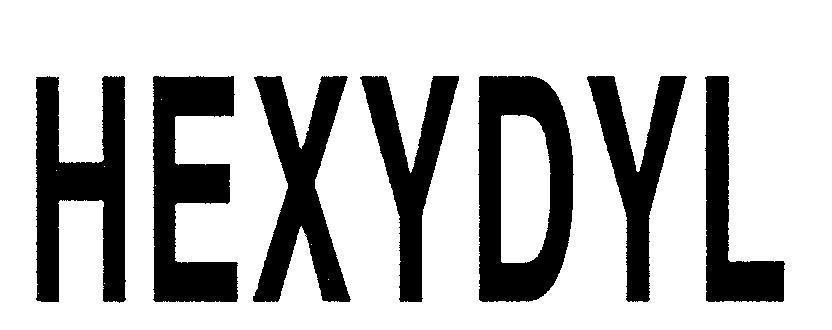 Mẫu nhãn hiệu HEXYDYL