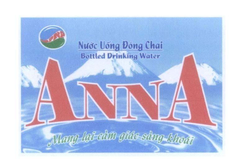 Mẫu nhãn hiệu ANNA Nước Uống Đóng Chai Bottled Drinking Water Mang lại cảm giác sảng khoái PNP