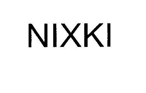 Mẫu nhãn hiệu NIXKI