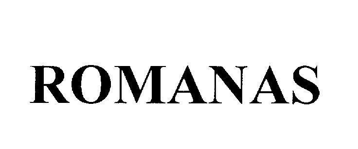 Mẫu nhãn hiệu ROMANAS