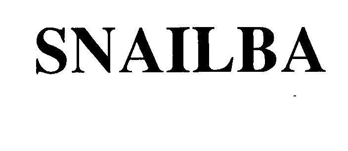 Mẫu nhãn hiệu SNAILBA