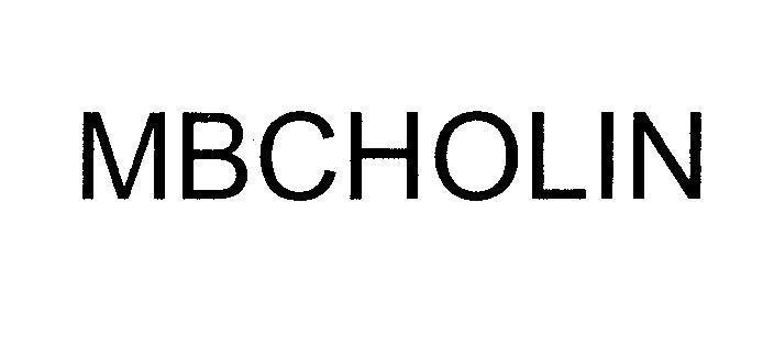 Mẫu nhãn hiệu MBCHOLIN