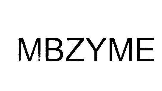 Mẫu nhãn hiệu MBZYME