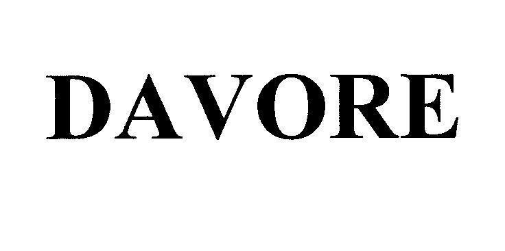 Mẫu nhãn hiệu DAVORE