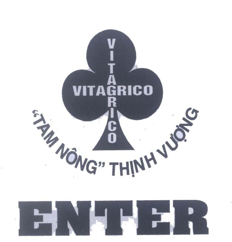 Mẫu nhãn hiệu VITAGRICO Tam Nông Thịnh Vượng ENTER