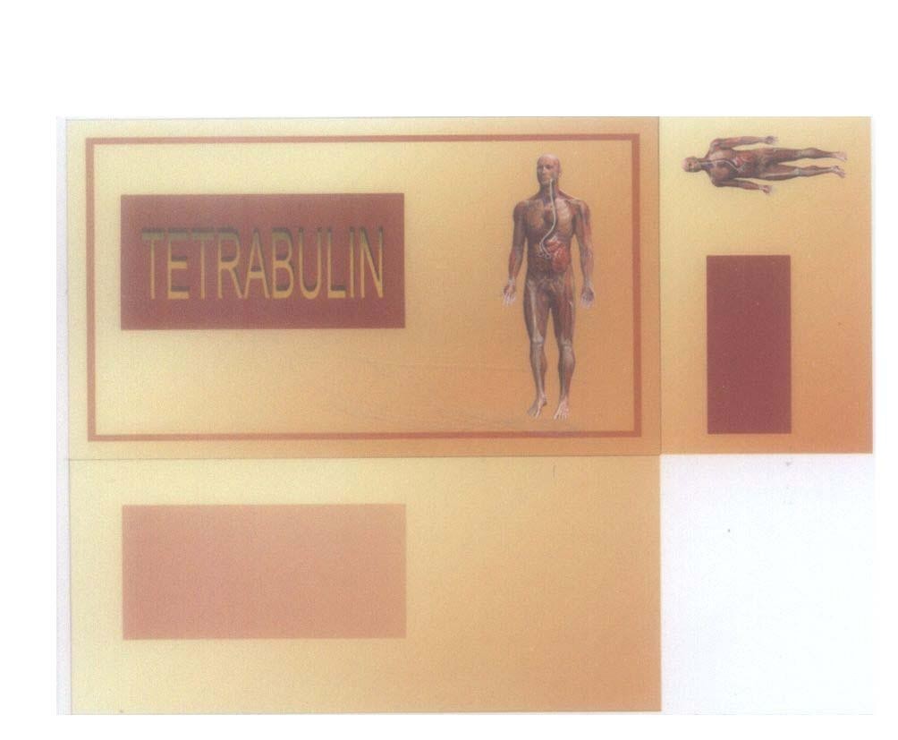 Mẫu nhãn hiệu TETRABULIN