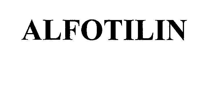 Mẫu nhãn hiệu ALFOTILIN