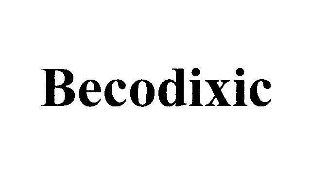 Mẫu nhãn hiệu Becodixic