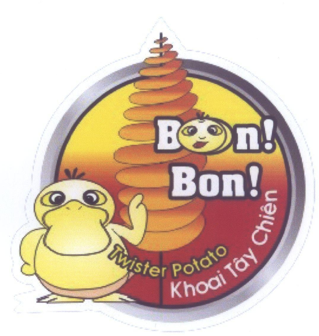 Mẫu nhãn hiệu Bon! Bon! Khoai Tây Chiên Twister Potato