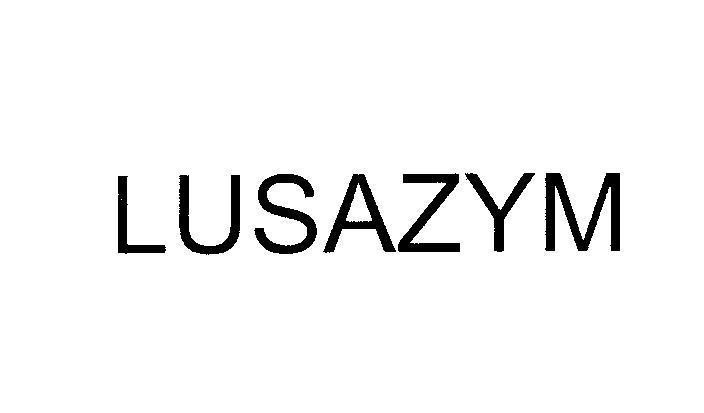Mẫu nhãn hiệu LUSAZYM