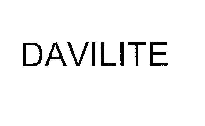 Mẫu nhãn hiệu DAVILITE