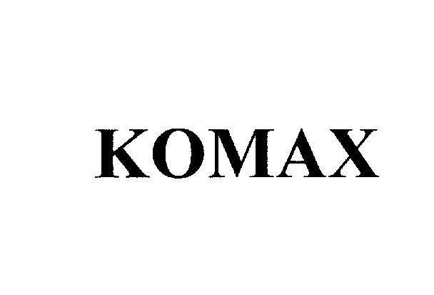 Mẫu nhãn hiệu KOMAX