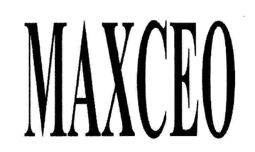 Mẫu nhãn hiệu MAXCEO