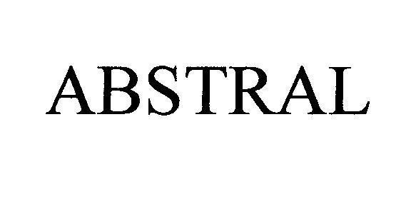 Mẫu nhãn hiệu ABSTRAL