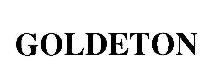 Mẫu nhãn hiệu GOLDETON