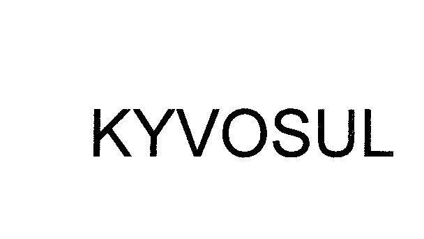 Mẫu nhãn hiệu KYVOSUL