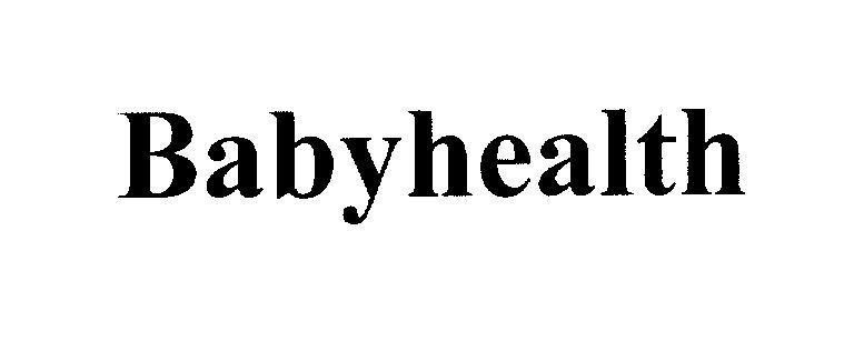 Mẫu nhãn hiệu Babyhealth