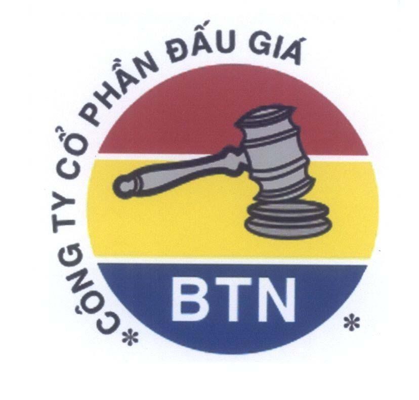 Mẫu nhãn hiệu BTN Công Ty Cổ Phần Đấu Giá