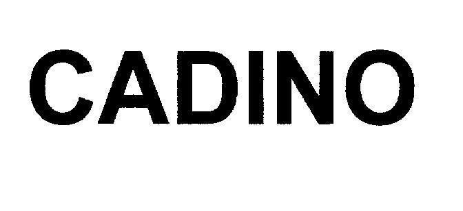 Mẫu nhãn hiệu CADINO