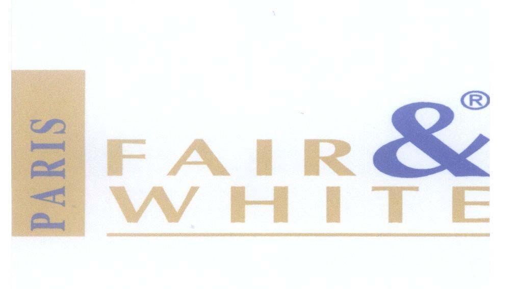 Mẫu nhãn hiệu PARIS FAIR & WHITE