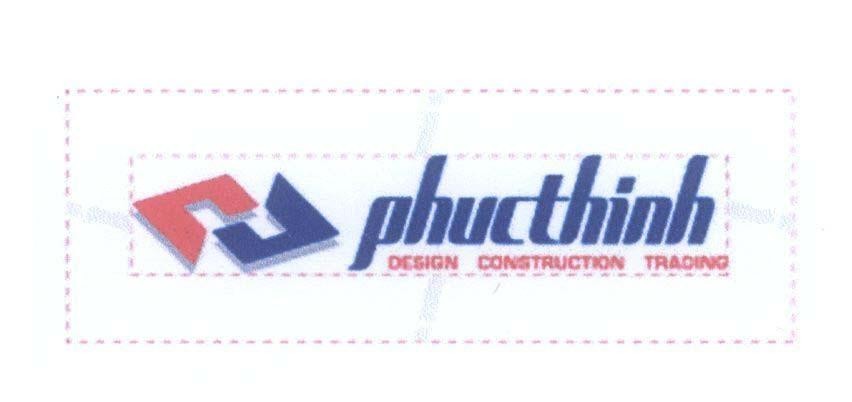 Mẫu nhãn hiệu phucthinh PT P T DESIGN - CONSTRUCTION - TRADING