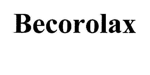 Mẫu nhãn hiệu Becorolax