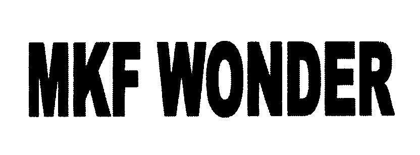 Mẫu nhãn hiệu MKF WONDER